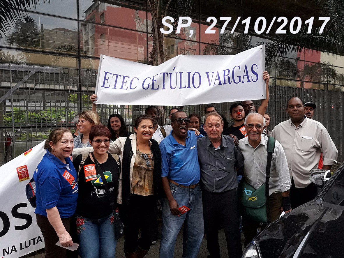 Paralisação dos servidores paulistas em 27/10