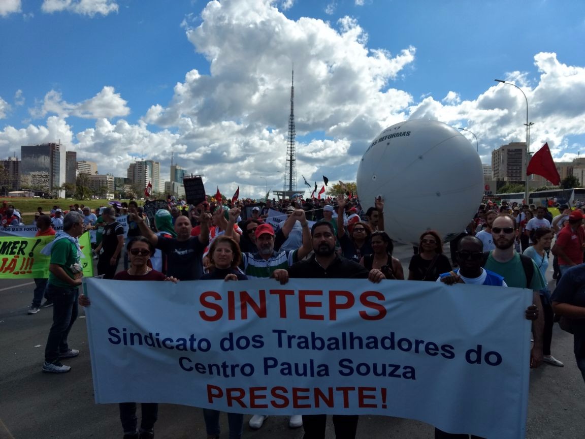 24/5/2017 - Sinteps no "Ocupa Brasília"