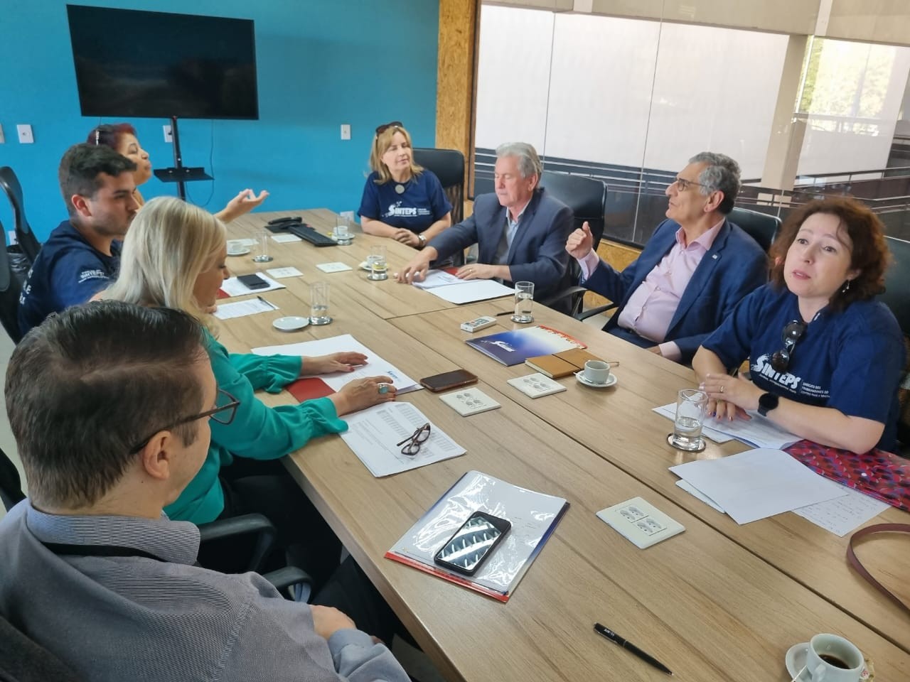 Sinteps reúne-se com superintendente