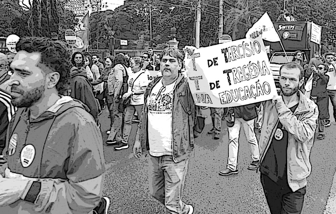 Tarcísio anuncia míseros 5% de reajuste e só fala do bônus para a polícia. Desrespeito com o funcionalismo segue sendo a marca do governo