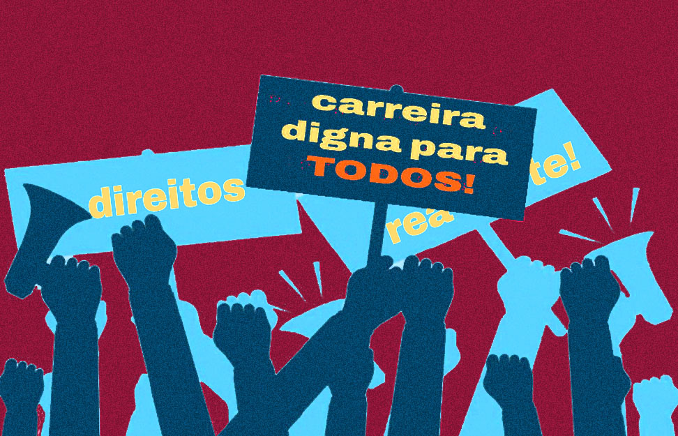 Em agosto, vamos ampliar a mobilização por uma carreira digna para todos! Sindicato terá congresso para planejar a luta