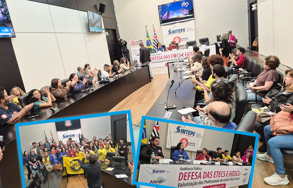 Greve de 48h fortalece a luta pela revisão da carreira e direitos, contra a reforma administrativa. Mobilização forçou Centro a agendar apresentação do projeto