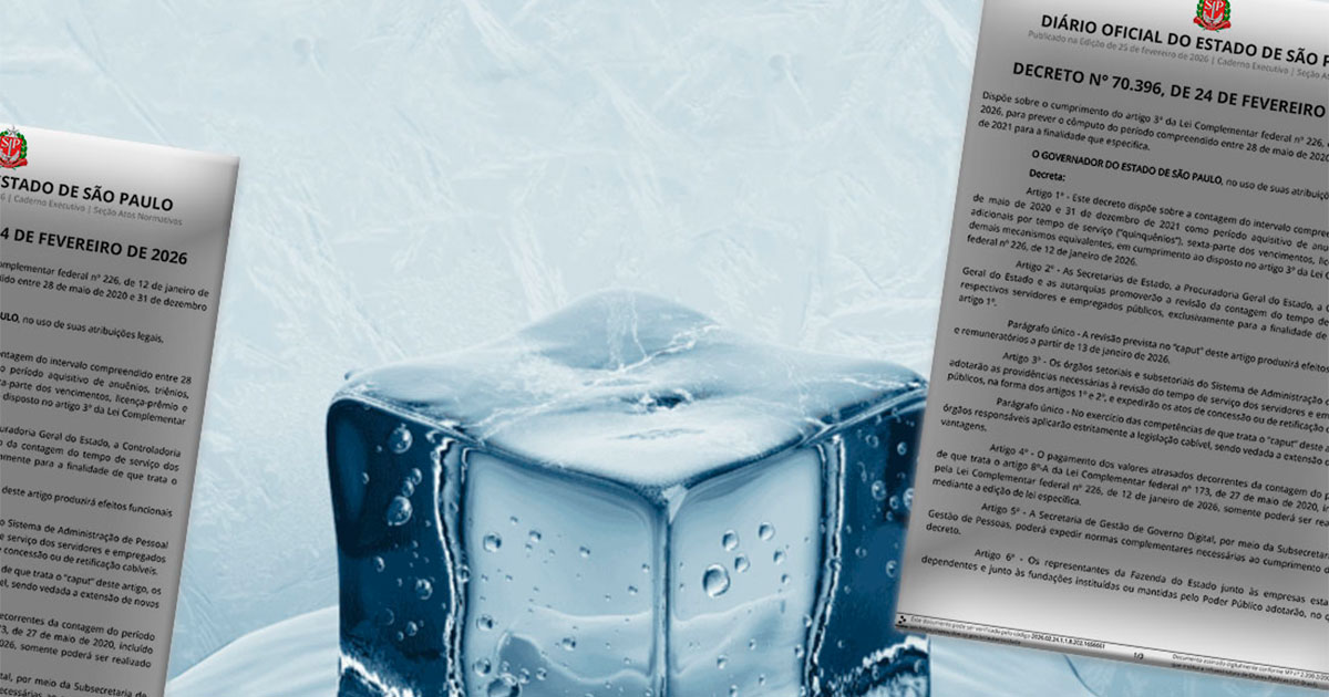 Descongela: Sob pressão dos sindicatos do funcionalismo, Tarcísio edita decreto autorizando contagem do tempo da pandemia