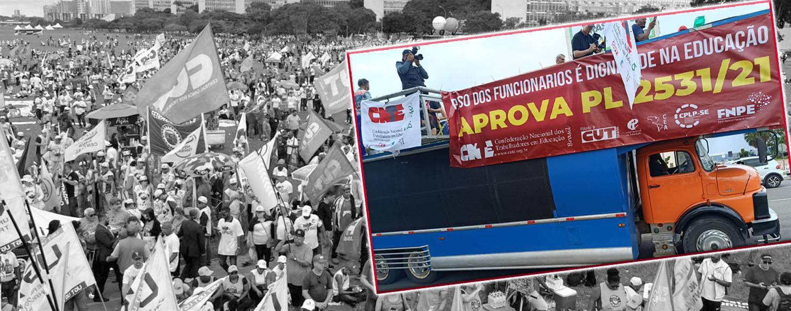 PL 2.531/2021 – Piso Nacional dos Funcionários da Educação: Sinteps integra a luta pela aprovação do projeto. Ajude a pressionar!